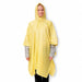 Rain Poncho Disposable Yellow 80 L