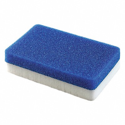 Scouring Pad 12 in L Blue/White PK50