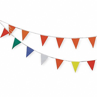 Pennants Vinyl Multicolor 60 ft.