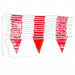 Pennants Vinyl Red 60 ft.