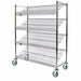 Slanted Shelf Wire Cart 18 in W