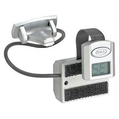 Digital Mirror Mount Compass Silver