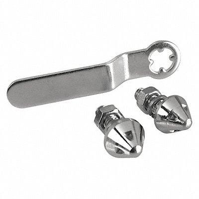 Anti-Theft Fasteners Chrome PK2