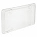 License Plate Cover Clear Polymer