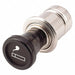 Long Knob Pop Out Lighter Black/Silver