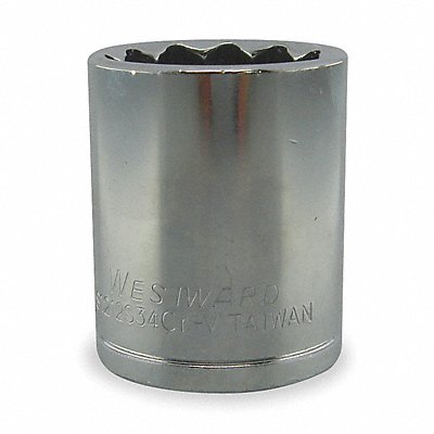 Socket Steel Chrome 22 mm