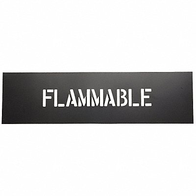 Safety Stencil Flammable PVC Plastic