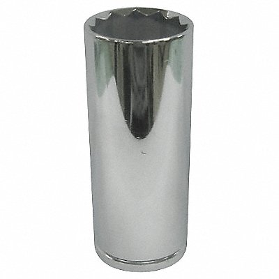 Socket Steel Chrome 12 mm