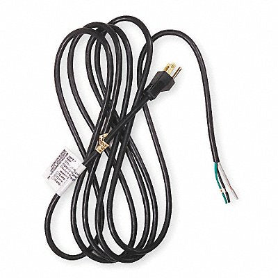 Power Cord 5-15P SJT 8 ft Blk 10A 18/3