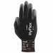 D1468 Coated Glvs Palm Finger Blk/Gry 6 PR