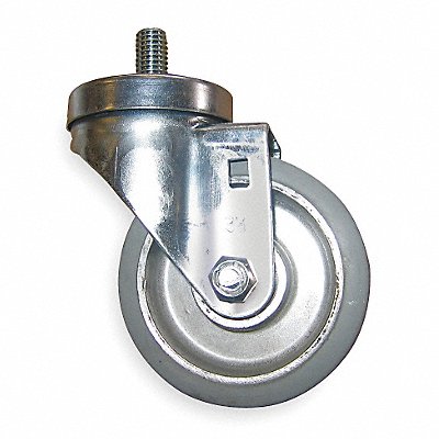 Swivel Caster 3 1/2 In Mold On Rubber