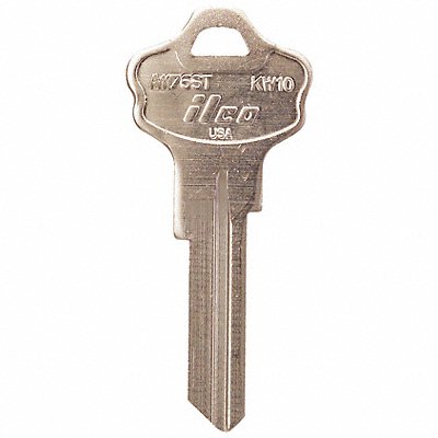 Key Blank Brass Type KW10 6 Pin PK10