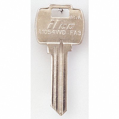 Key Blank Brass Type FA3 6 Pin PK10