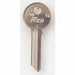 Key Blank Brass Type Y2 6 Pin PK10