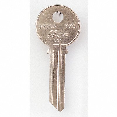 Key Blank Brass Type Y78 6 Pin PK10