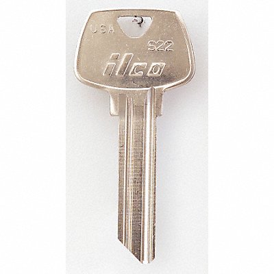 Key Blank Brass Type S22 6 Pin PK10