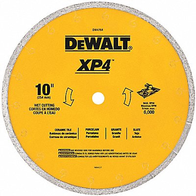 Diamond Saw Blade Blade Dia 10 in.