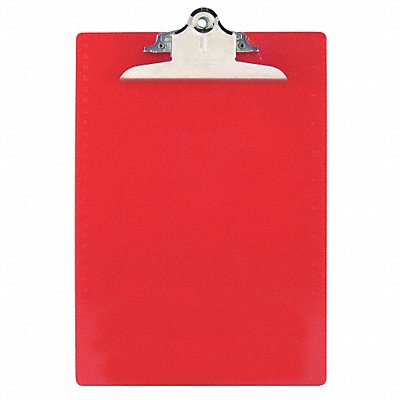 Clipboard Letter Size Plastic Red