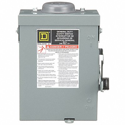 Safety Switch 240VAC 3PST 30 Amps AC