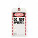 Inspctn Tag Ppr Dnger/Do Not Oprt PK1000