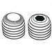 ScktStScrw KnrldCp 1/4 -28 3/16 L PK100