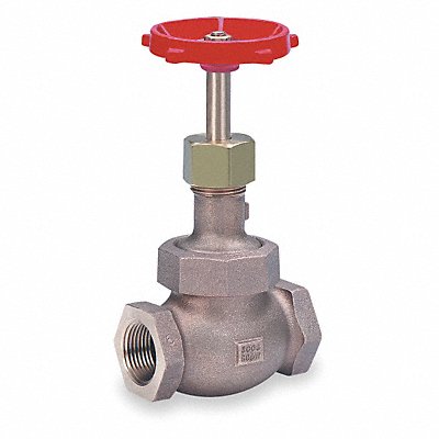 Globe Valve 1-1/4 Bronze FNPT 600 psi