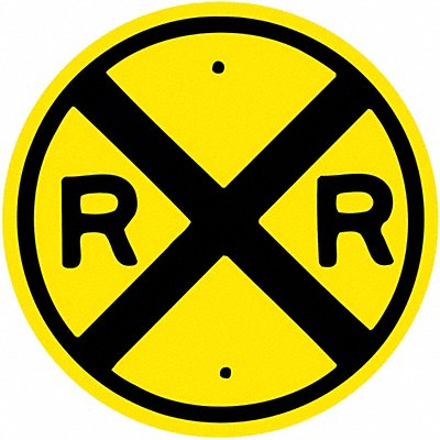 D9728 RXR Traffic Sign 12 Dia