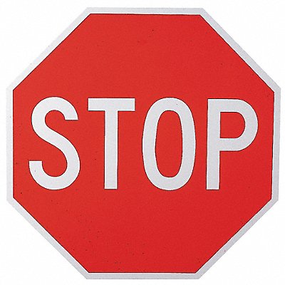 D9768 Stop Traffic Sign 18 x 18 