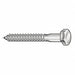 Hex Lag Screw 3/8x4 In L PK50