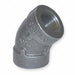 45 Elbow Malleable Iron 1/4 in NPT