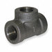 Tee Malleable Iron 1/2 in Pipe Size FNPT