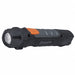 Handheld Flashlight Plastic Black 300lm