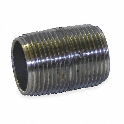 Close Pipe Nipple Threaded 1-1/2x1-3/4In