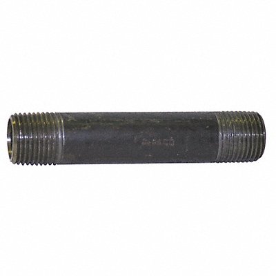 Black Pipe Nipple Threaded 2-1/2x3 In