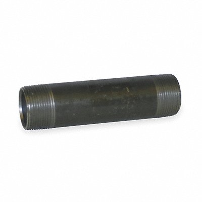 Black Pipe Nipple Threaded 1 1/2x5 1/2In