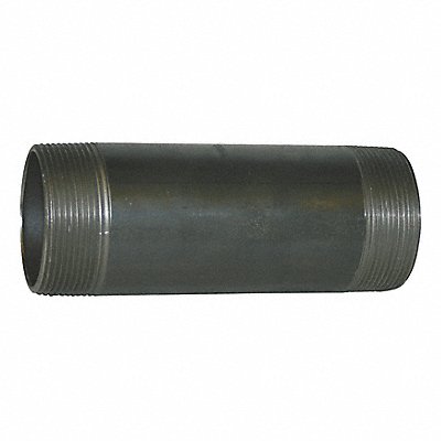 Black Pipe Nipple Threaded 2-1/2x6 In