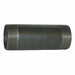 Black Pipe Nipple Threaded 3x10 In