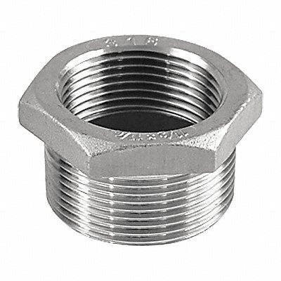 Hex Reducing Bushing 316 SS 1 x 1/4 in