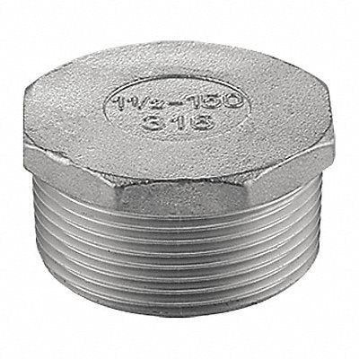 Hex Head Plug 304 SS 1/4 in Male NPT