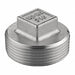 Square Head Plug 316L SS 1 1/2 in