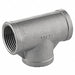 Tee 304 SS 1/4 in Pipe Size Female NPT