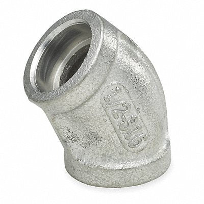 45 Elbow 304 SS 1 1/2 in Class 3000