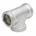 Tee 316 SS 1 1/4 in Pipe Size Socket