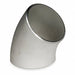 45 Long Radius Elbow 304L SS 1 1/2 in