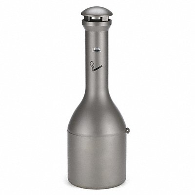 D0202 Cigarette Receptacle 4-3/32 gal Pewter