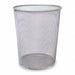 Wastebasket Round 5 gal Silver