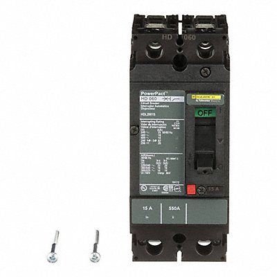 Circuit Breaker 15A 2P 600VAC HD