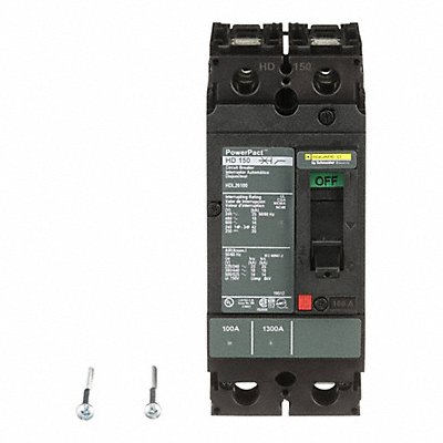 Circuit Breaker 100A 2P 600VAC HD