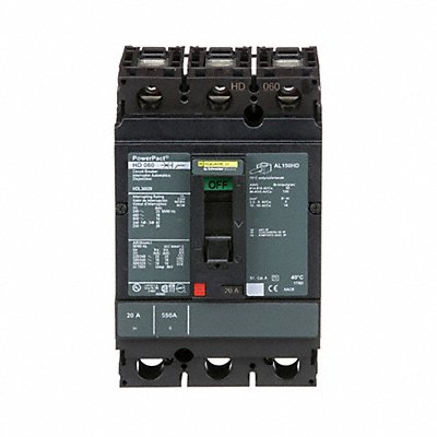 Circuit Breaker 20A 3P 600VAC HD