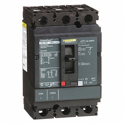 Circuit Breaker 125A 3P 600VAC HD